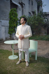 Signature open short sherwani