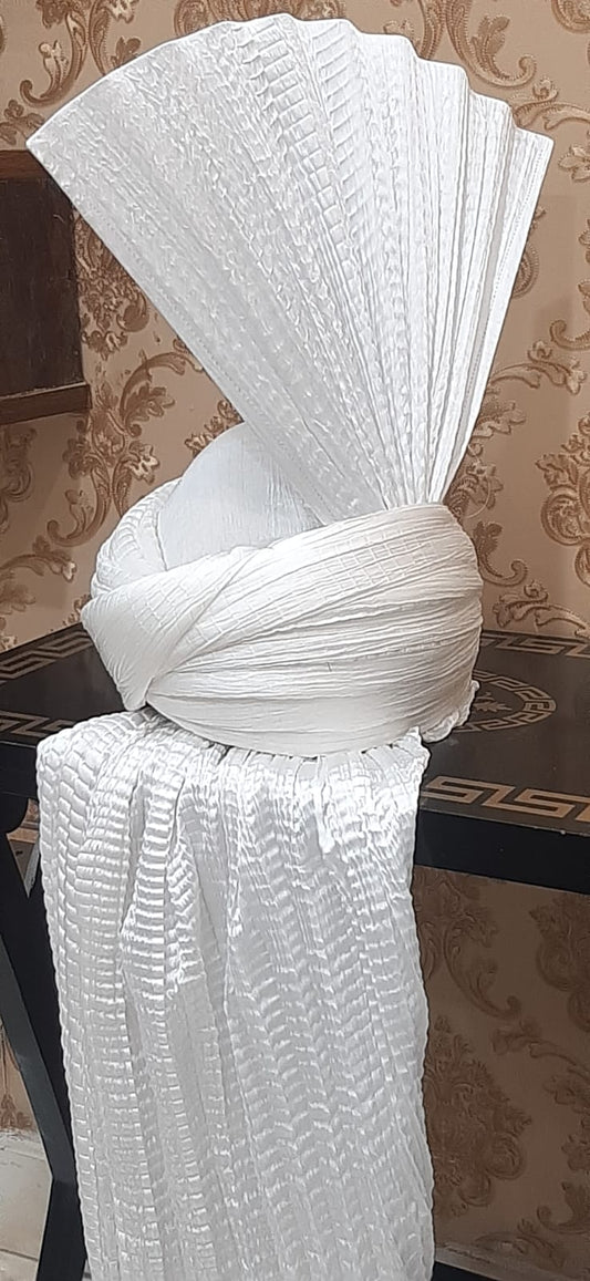 Elegant crush silk Headwear for Groom